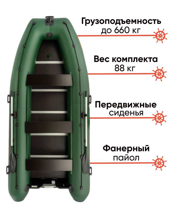 Kolibri KM-400DSL с фанерным пайолом 